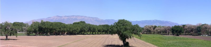 [Multiple photos stitched together showing mountains in background and fields in foreground.]